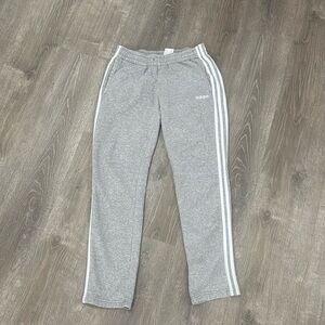 Women’s Adidas Heather Gray Sweatpants with Pockets Size Small